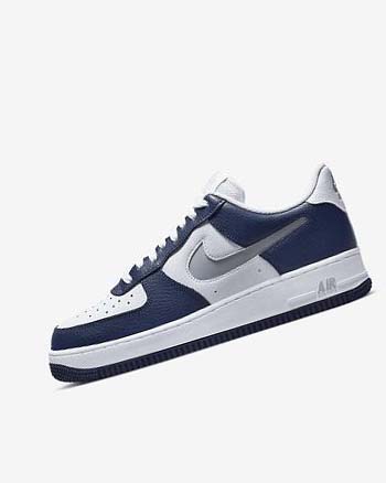 Nike Air Force 1 '07 LV8 Azul Marino Blancos Grises | MX 5601